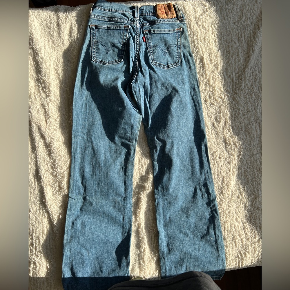 Levi’s perfectly slimming boot cut jeans